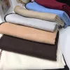 New order style cross-border scarf wholesale, e-commerce live streaming, small quantity in stock, shell edge, single color supply chain Item Picture